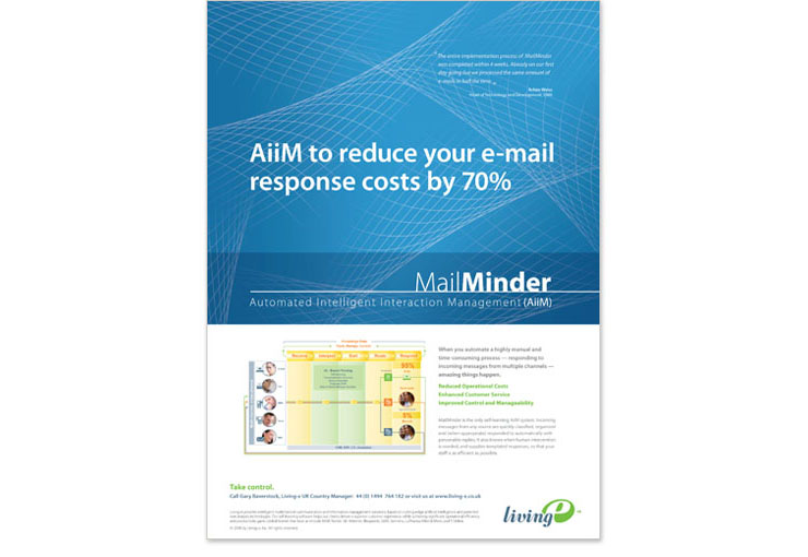 Living-e advertisement